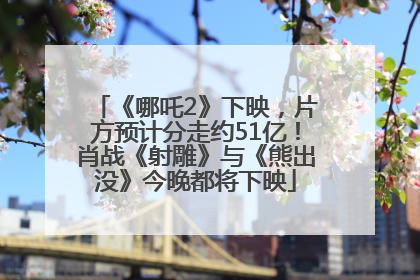 《哪吒2》下映，片方预计分走约51亿！肖战《射雕》与《熊出没》今晚都将下映