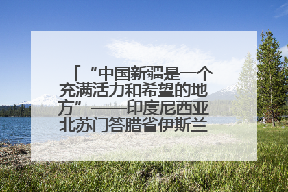 “中国新疆是一个充满活力和希望的地方”——印度尼西亚北苏门答腊省伊斯兰教代表团参访新疆
