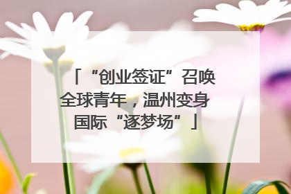 “创业签证”召唤全球青年，温州变身国际“逐梦场”