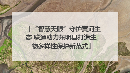 “智慧天眼”守护黄河生态 联通助力东明县打造生物多样性保护新范式
