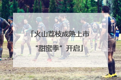 火山荔枝成熟上市 “甜蜜季”开启