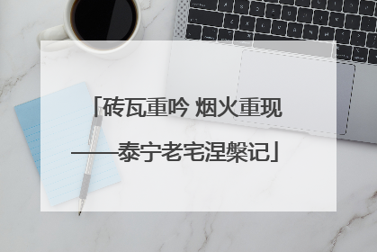 砖瓦重吟 烟火重现——泰宁老宅涅槃记