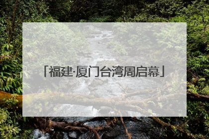 福建·厦门台湾周启幕