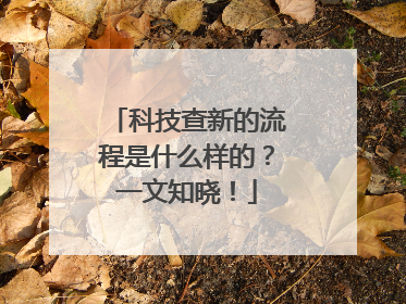 科技查新的流程是什么样的？一文知晓！