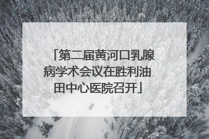 第二届黄河口乳腺病学术会议在胜利油田中心医院召开