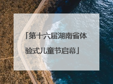 第十六届湖南省体验式儿童节启幕