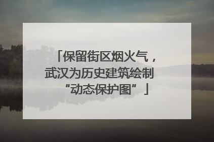 保留街区烟火气，武汉为历史建筑绘制“动态保护图”