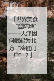 世界美食“登陆地”——天津因何崛起为北方“冷链门户”？