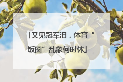 又见冠军泪，体育“饭圈”乱象何时休