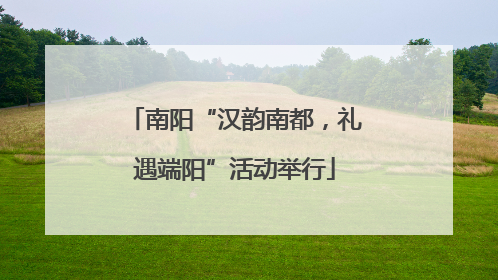 南阳“汉韵南都，礼遇端阳”活动举行