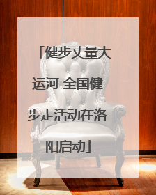健步丈量大运河 全国健步走活动在洛阳启动