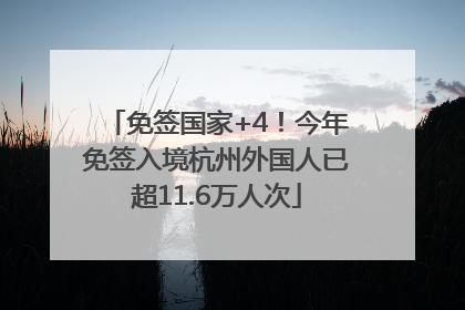 免签国家+4！今年免签入境杭州外国人已超11.6万人次