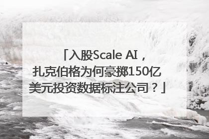 入股Scale AI，扎克伯格为何豪掷150亿美元投资数据标注公司？