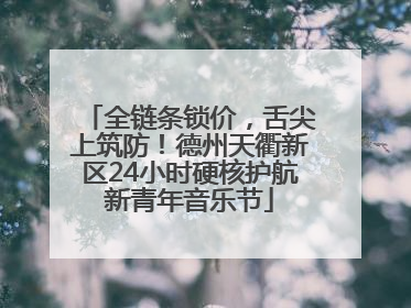 全链条锁价，舌尖上筑防！德州天衢新区24小时硬核护航新青年音乐节