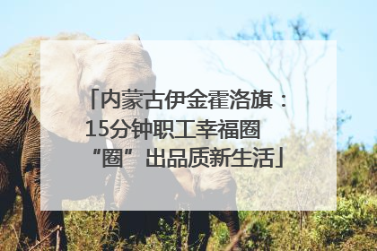 内蒙古伊金霍洛旗：15分钟职工幸福圈 “圈”出品质新生活