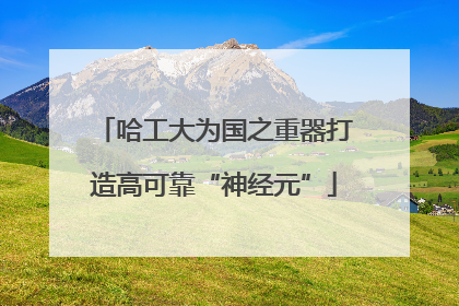 哈工大为国之重器打造高可靠“神经元”