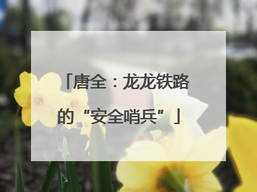 唐全：龙龙铁路的“安全哨兵”