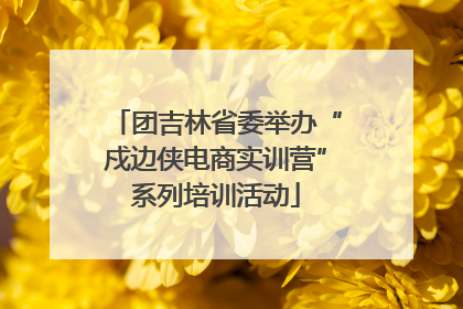 团吉林省委举办“戍边侠电商实训营”系列培训活动