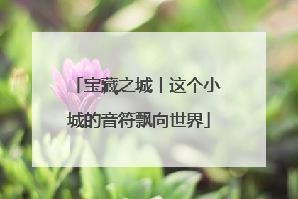 宝藏之城丨这个小城的音符飘向世界