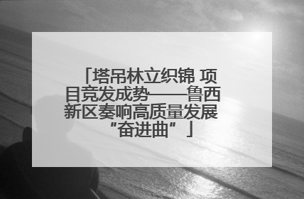 塔吊林立织锦 项目竞发成势——鲁西新区奏响高质量发展“奋进曲”