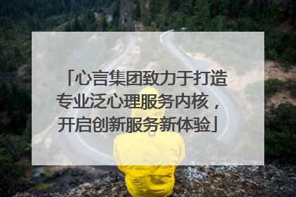 心言集团致力于打造专业泛心理服务内核，开启创新服务新体验