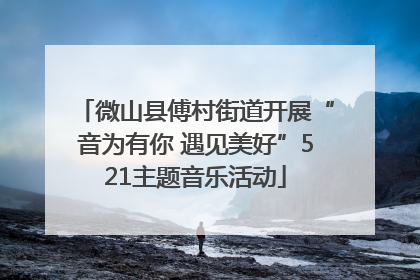 微山县傅村街道开展“音为有你 遇见美好”521主题音乐活动