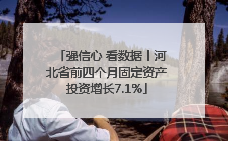 强信心 看数据丨河北省前四个月固定资产投资增长7.1%