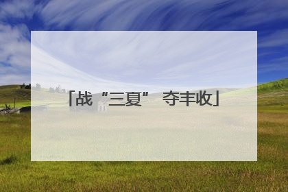 战“三夏” 夺丰收