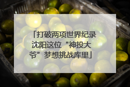 打破两项世界纪录 沈阳这位“神投大爷”梦想挑战库里