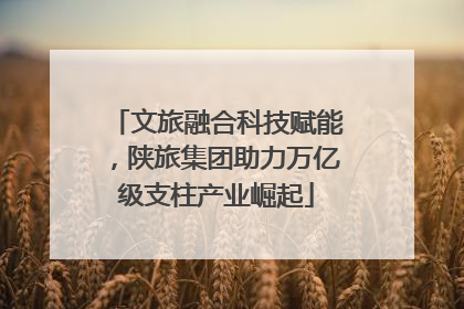 文旅融合科技赋能，陕旅集团助力万亿级支柱产业崛起