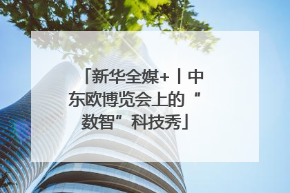 新华全媒+丨中东欧博览会上的“数智”科技秀