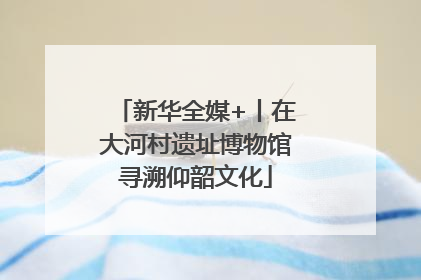 新华全媒+丨在大河村遗址博物馆寻溯仰韶文化