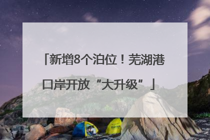 新增8个泊位！芜湖港口岸开放“大升级”