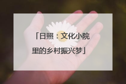 日照：文化小院里的乡村振兴梦
