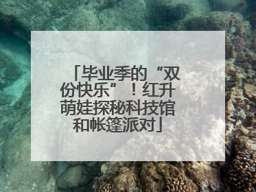 毕业季的“双份快乐”！红升萌娃探秘科技馆和帐篷派对