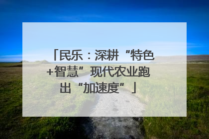 民乐：深耕“特色+智慧”现代农业跑出“加速度”