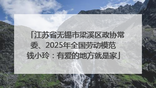 江苏省无锡市梁溪区政协常委、2025年全国劳动模范钱小玲：有爱的地方就是家
