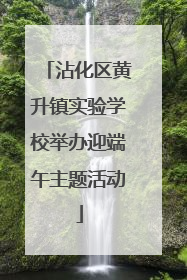 沾化区黄升镇实验学校举办迎端午主题活动