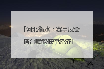 河北衡水：赛事展会搭台赋能低空经济