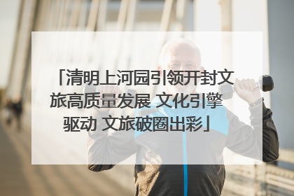 清明上河园引领开封文旅高质量发展 文化引擎驱动 文旅破圈出彩