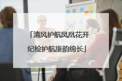 清风护航凤凰花开 纪检护航廉韵绵长