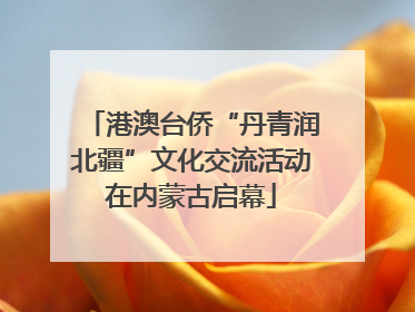 港澳台侨“丹青润北疆”文化交流活动在内蒙古启幕