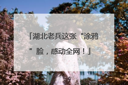 湖北老兵这张“涂鸦”脸，感动全网！