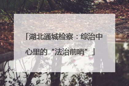 湖北通城检察：综治中心里的“法治前哨”