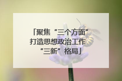 聚焦“三个方面” 打造思想政治工作“三新”格局