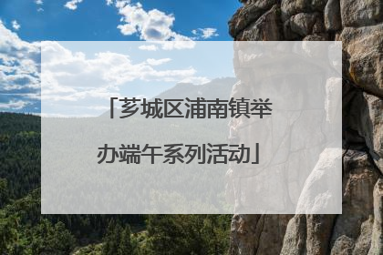 芗城区浦南镇举办端午系列活动