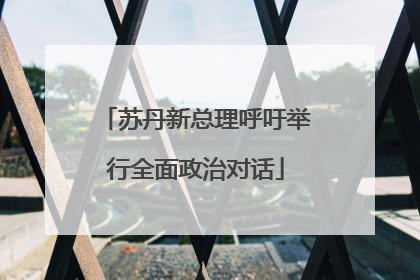 苏丹新总理呼吁举行全面政治对话