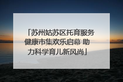 苏州姑苏区托育服务健康市集欢乐启幕 助力科学育儿新风尚