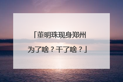 董明珠现身郑州 为了啥？干了啥？
