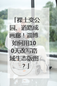裸土变公园、道路成画廊！淄博如何用100天改写路域生态版图？